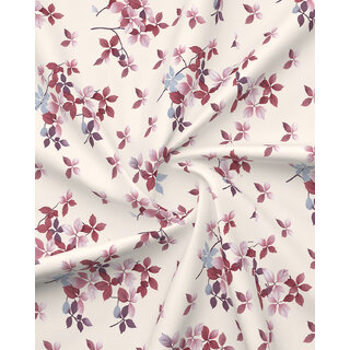 Quirky Home Coral Collection Flat Double Bedsheet with 2 Pillow Cover (Multicolor)