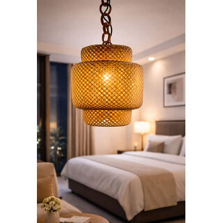 WEEBIZ Jullian24 Wall Lights, Ceiling Lights, Hanging Lights (Pendant Lights), Wall Lights Lamp Shade (Bamboo)