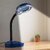 LED Table lamp with Magnified Lens Study Lamp (Blue)