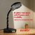 LED Table lamp with Magnified Lens Study Lamp Black