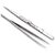 Diamond Tweezer for Gemstones with Slide Lock  Set of 2 Stainless Steel Precision Tweezers by Gulab's Tools