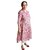 Prabha Apparels Women Printed Polyester A-line Kurta (Pink)