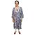 Prabha Apparels Women Printed Polyester A-line Kurti (Grey)
