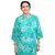 Prabha Apparels Women Printed Cotton A-line Kurti (Green)