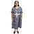 Prabha Apparels Women Printed Polycotton A-line Kurti (Grey)