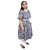 Prabha Apparels Women Printed Polycotton A-line Kurti (Grey)