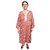 Prabha Apparels Women Printed Rayon A-line Kurti (Brown)