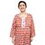 Prabha Apparels Women Printed Rayon A-line Kurti (Brown)