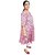 Prabha Apparels Women Printed Polyester A-line Kurti (Pink)