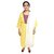 Prabha Apparels Women Printed Polyester A-line Kurti (Yellow)
