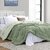 Quirky Home Solid Comforter Double Bed, Green