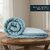 Quirky Home Solid Comforter Double Bed, Sky Blue