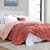 Quirky Home Solid Comforter Double Bed, Tericotta