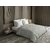 Quirky Home Rome Comforter Collection Double bed, Soft Warm Grey