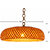 WEEBIZ Jullian15 Wall Lights, Ceiling Lights, Hanging Lights (Pendant Lights), Wall Lights Lamp Shade (Bamboo)