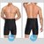 Ahina Men Tummy Control Shorts High Waist Shapewear Body Shaper Leg Underwear Briefs Black