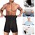Ahina Girdle Pants Men Shorts High Waist Slimming Tummy Control Boxer Briefs Abdomen Wrap Body Shaper Black Fitness Corset Underwear Belly(Black)