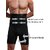Ahina Men Tummy Control Shorts High Waist Slimming Underwear Body Shaper Seamless Belly Girdle Boxer Briefs, Black