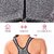 Ahina Women's Front Zip Sports Bra Wireless Post-Surgery Bra Active Yoga Sports Bras Women's Zip Front Sports Bra Wireless Post-Surgery Bra Active Yoga Sports Bras Grey