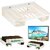 Tv Set Top Box Stand With Remote Holder Wall Mount Shelf Dth Stand For Wifi Router Stand All Type Of Set Top Box (white)