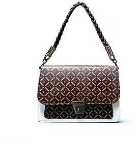 Premium Designer Printed Shoulder Bag for Women | Stylish Party & Casual Handbag with Braided Handle