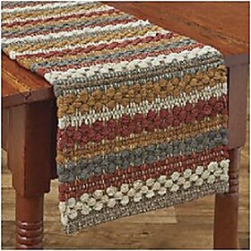 Vibrant Woven Striped Table Mat for Festive Decor