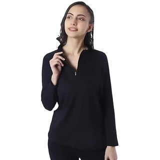 Women's Quarter-Zip Athletic Pullover, Long Sleeve, Lilac Purple, Mock Neck