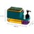 Plastic 3 in 1 Soap Pump Dispenser Dish Soap Liquid Dispenser Sponge Holder Dish Soap Pump Dispenser for Kitchen Sink Co
