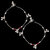 Vivastri Traditional Silver White/Black Metal Payal Anklets Pair for Women & Girls [VIVA1013PYL]