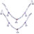 Vivastri Traditional Silver White Metal Payal Anklets Pair for Women & Girls [VIVA1021PYL]