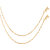 Vivastri Traditional Gold Plated Alloy Payal Anklets Pajeb Pair for Women & Girls [VIVA1039PYL]