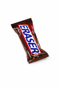 Chocolate Bar Shaped Eraser, 25mm x 35mm, Brown Fun Design, Novelty School Stationery pack of 3