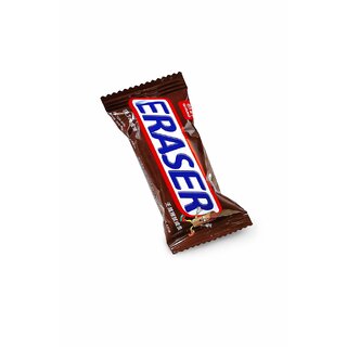 Chocolate Bar Shaped Eraser, 25mm x 35mm, Brown Fun Design, Novelty School Stationery pack of 3