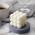 SS Enterprise Organic Soy Wax Bubble Candle for Home Decor | Scented Aromatic Fragrance Candles | Smoke-Free Pillar Candle (2, White-Blue)