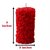 Rose Flower Shape Candle for Home Decor  Romantic Fragrance Candles  Smoke-Free Pillar Candle  Romantic Night (Pack of 2, Red)