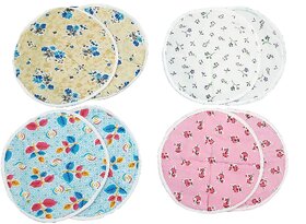 (Pack of 4) Round Roti Cloth Wrap Set, Chapati Fresh Cover