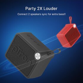 pTron Funk Rap 10W Mini Bluetooth Speaker  BT5.4  8H Playtime  TF Card USB  Type-C Charging  Metal Grill