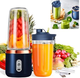 Portable Blender Electric Juicers Fruit Mixers USB Rechargeable Smoothie Mini Personal Juicer 6 Blades 3Gears With 1500
