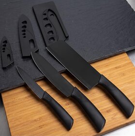 (Set of 3) Kitchen Knife, Meat Knife,Professional Chefs Knife, Sharp Blade with Ergonomic Handle for Home Kitchen and Restaurant