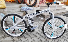 folding bicycle slim tyre 26 T (inch) Folding Bikes/Folding Cycle (21 Gear, White, Blue, Black, Dual Suspension)