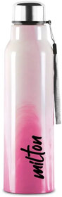MILTON Steel marble 630 ml Water Bottle (Pink)