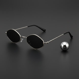 Clicktoeye Rectangular Sunglasses (For Men  Women, Black)