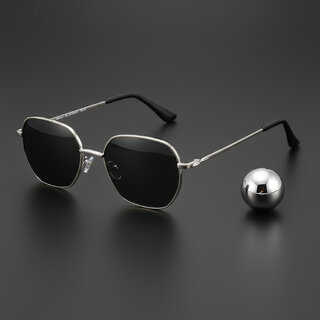 Clicktoeye Rectangular Sunglasses (For Men  Women, Black)