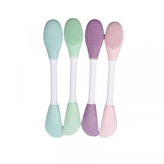 Experience Ultimate Cleanliness with Our Dual-Sided Silicone Facial Cleansing Brush Set