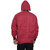 Men's Red Reversible Solid Double Sided Comfortable Long Sleeve Bomber Winter Jacket