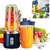 Portable Blender Electric Juicers Fruit Mixers USB Rechargeable Smoothie Mini Personal Juicer 6 Blades 3Gears With 1500