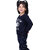 Kid Kupboard Cotton Girls Sweatshirt, Dark Blue, Full-Sleeves, 6-7 Years KIDS8263