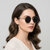 Clicktoeye Round Sunglasses (For Boys  Girls, Black)