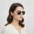 Clicktoeye Rectangular Sunglasses (For Men  Women, Black)