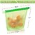1000 ml Silicone Food Storage Bag with Clip Freezer, Reusable Silicone Food Storage Bag for Fruit, Vegetables, Meat (Mu